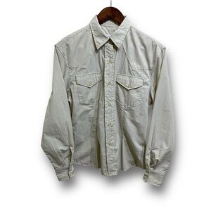 United Colors Of Benetton Women's Button Up Shirt Blouse Beige Size 44 / 19 x 25